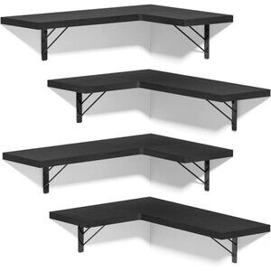 Corner Shelf Wall Mounted,Floating Wall Shelves for Storage,Rustic Wood Hanging